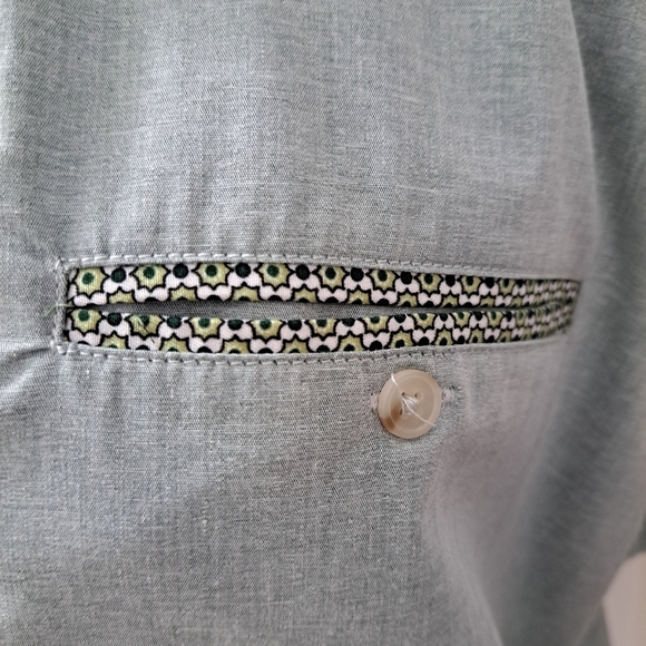 NWT Craft & Flow Button Up Short Sleeve Shirt Size L - Picture 4 of 13